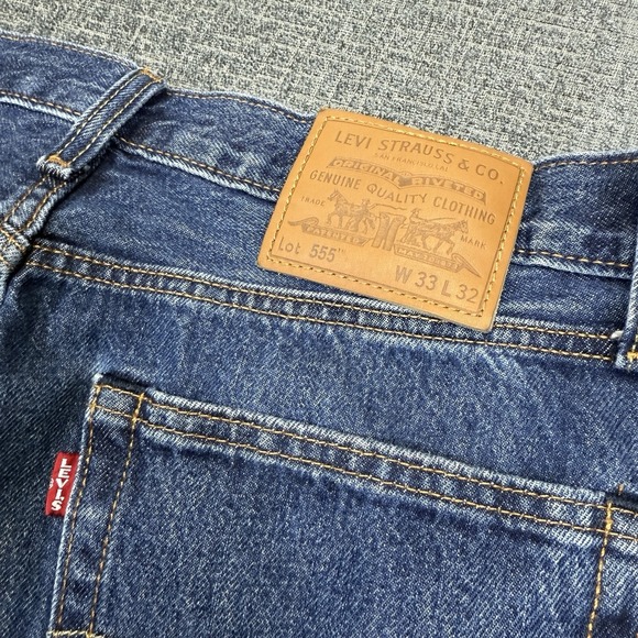 Levi's Other - Levi's Premium 555 Jeans Men's 33x32* (32x30) Relaxed Fit Straight Leg Blue